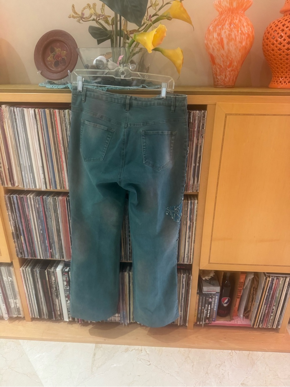 Dramatic Price Drop: Nwot, Vtg. Christine Phillipe L’image, Teal Wash Over One-O View 3